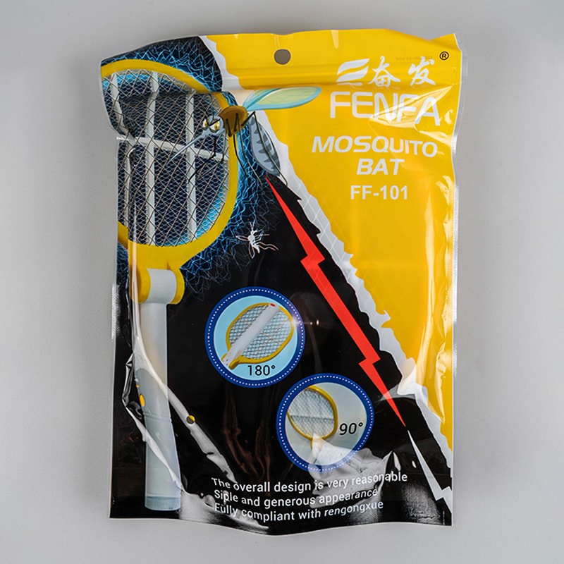 FF-101 2-färgs hopfällbart blybatteri 400mAh med plugg Elektrisk myggsmällare FF-101 2-färgs hopfällbart blybatteri 400mAh med plugg Elektrisk myggsmällare