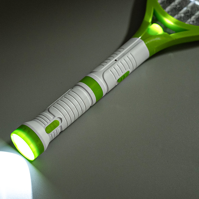 FF-108 Avtagbar ficklampa LED bly-syra batteri 250mAh med stickpropp Elektrisk myggsmällare FF-108 Avtagbar ficklampa LED bly-syra batteri 250mAh med stickpropp Elektrisk myggsmällare