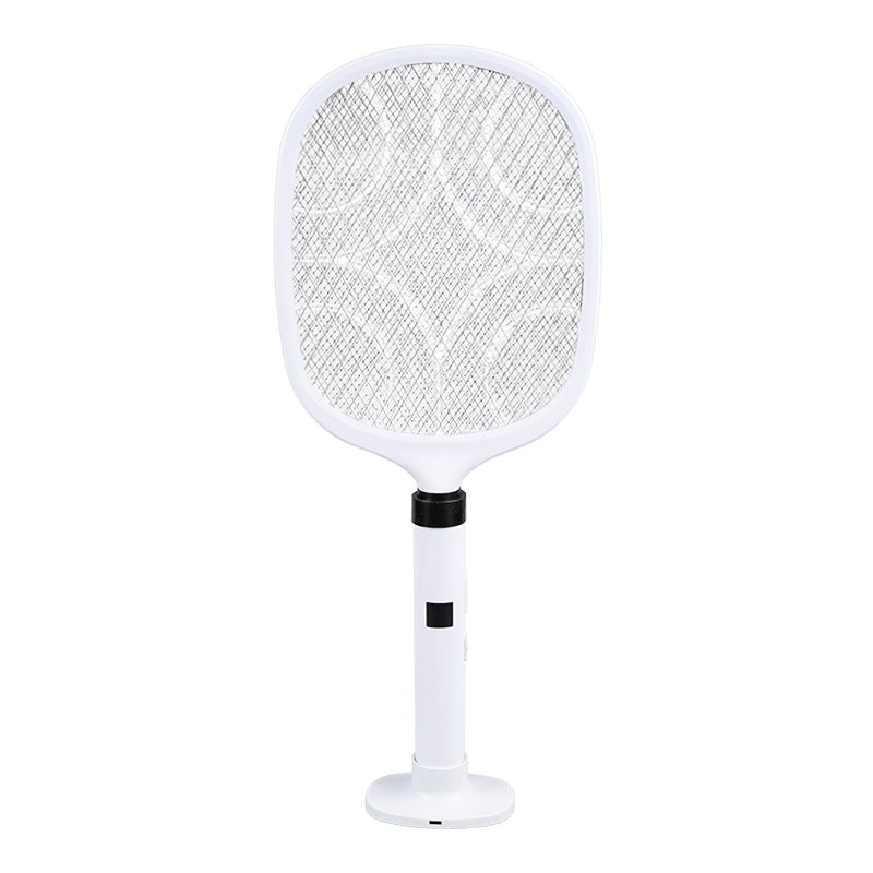 FF-882A 1200mAh lampa med broderat mönster USB-bas Elektrisk myggsmällare med display